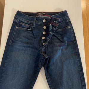 Fran Denim Athletic Fit High Rise Jeans 